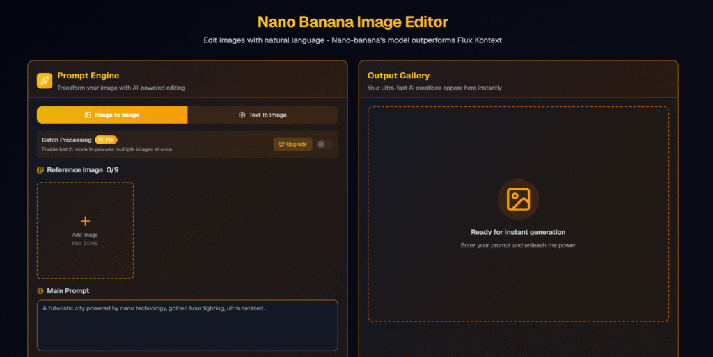 dashboard highlighting the “Add Image” area