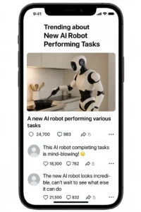 ai robot performing various tasks