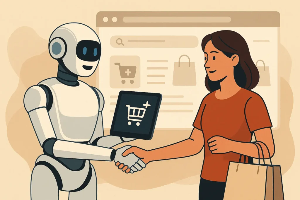 AI agents directly into search and social platforms and suggest products