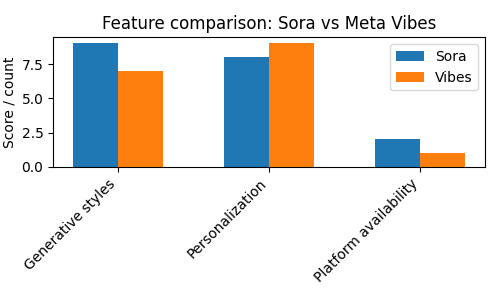 chart sora app meta vs sora