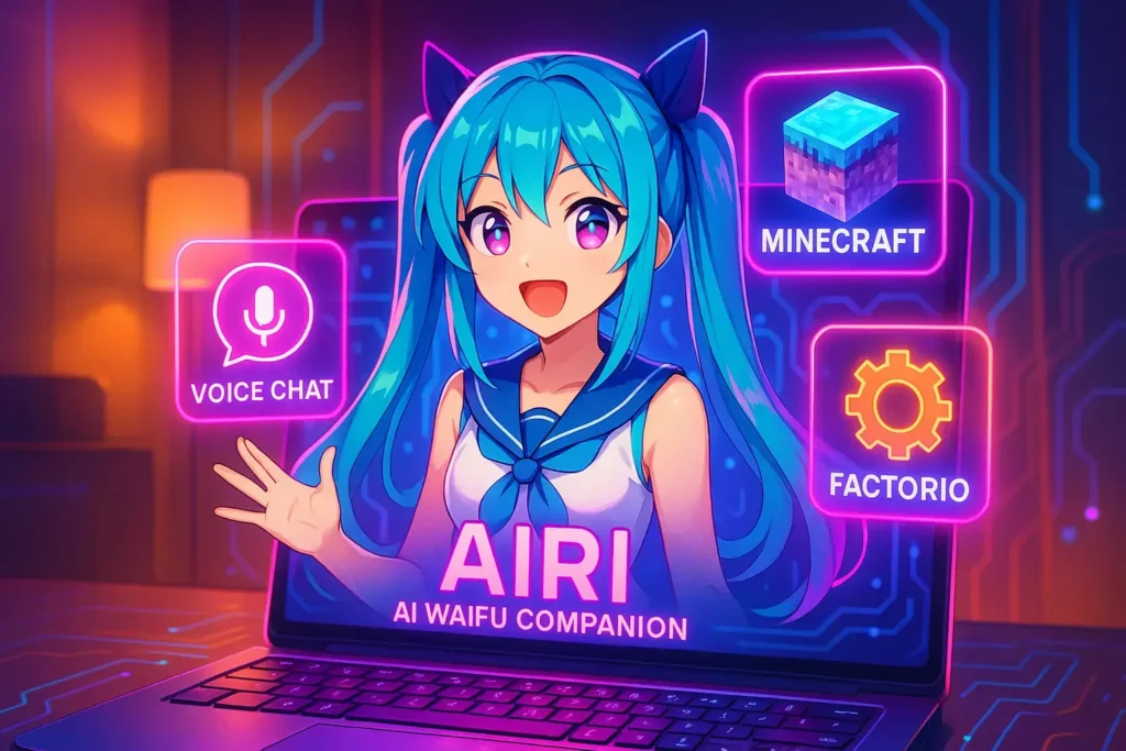 Airi AI Waifu Companion: The Self‑Hosted Virtual Girlfriend That Plays Games With You
