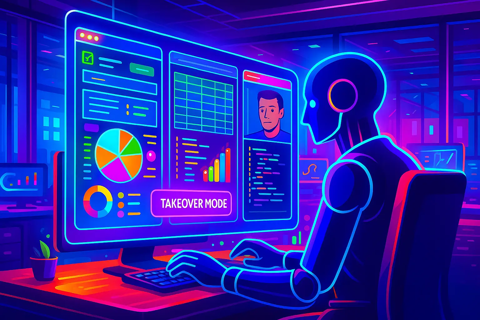 ytebot OS AI assistant controlling desktop tasks