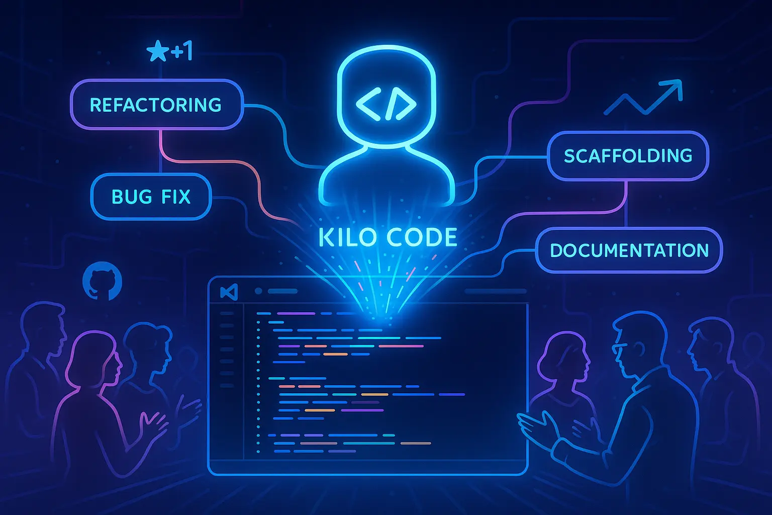 Kilo Code open-source AI coding agent trending on GitHub