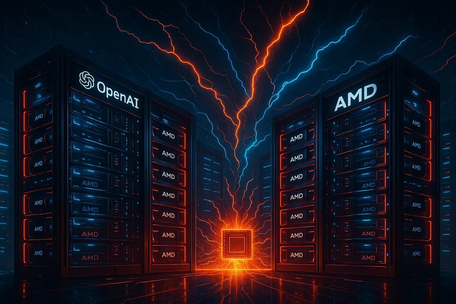 OpenAI AMD GPU deal 6-GW data center war