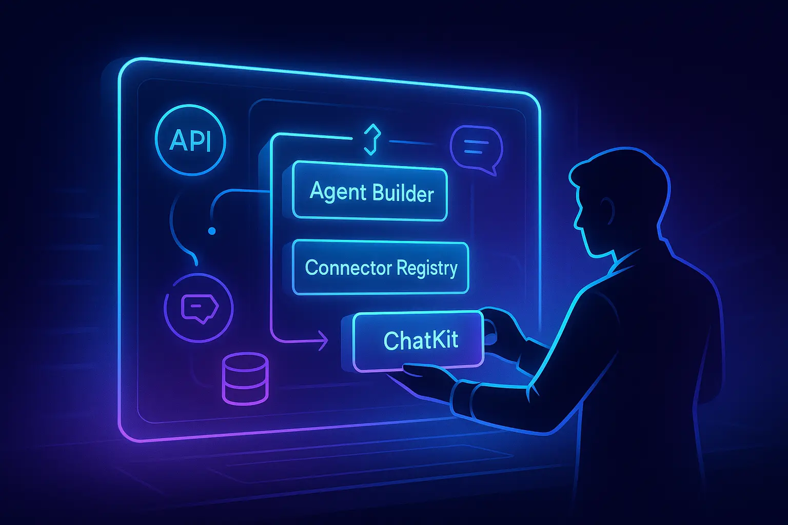 OpenAI AgentKit drag-and-drop toolkit for AI agents