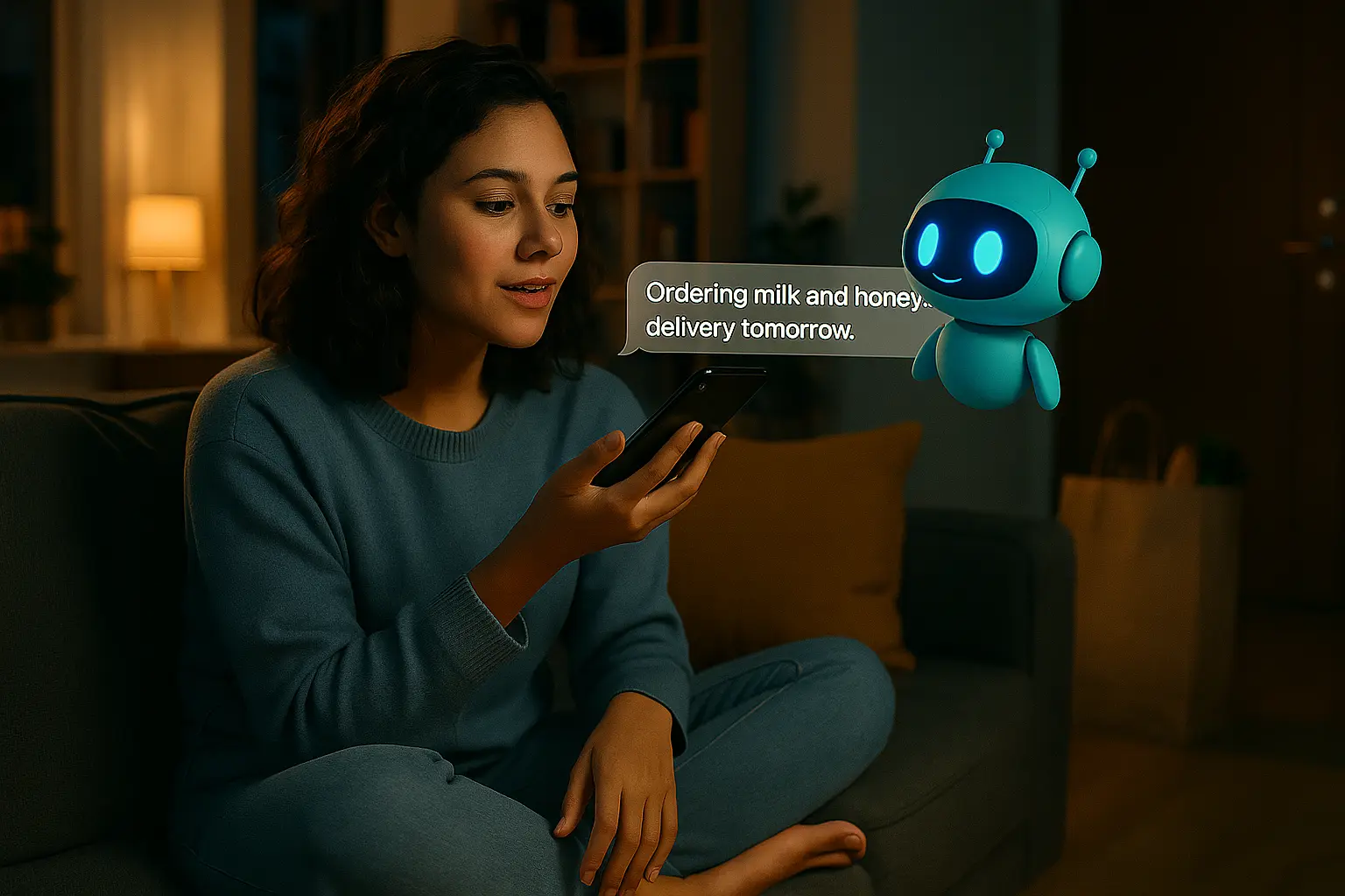 Agentic commerce with AI shopping agents automating purchases